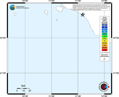 Mappa EMS - territori località