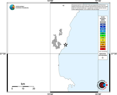 Mappa EMS - territori località