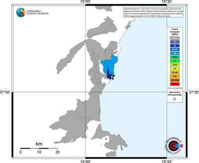 Mappa EMS - territori comuni