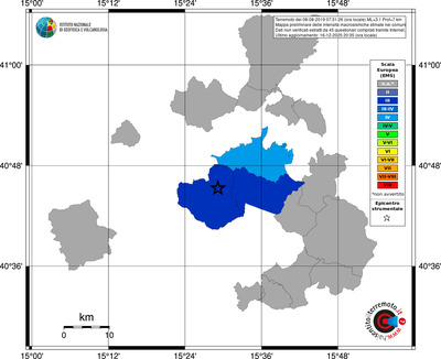Mappa EMS - territori comuni