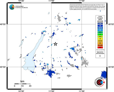 Mappa EMS - territori località