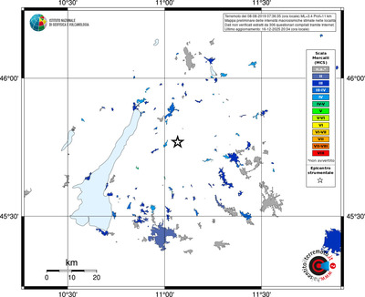 Mappa MCS - territori località
