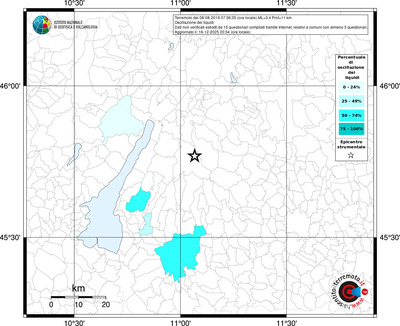 Mappa territorio comunale con almeno 3 questionari