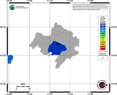 Mappa MCS - territori comuni