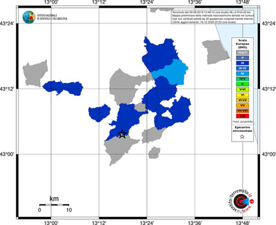 Mappa EMS - territori comuni