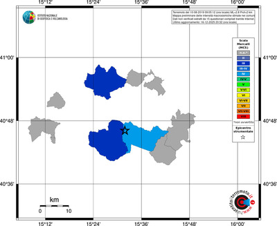 Mappa MCS - territori comuni