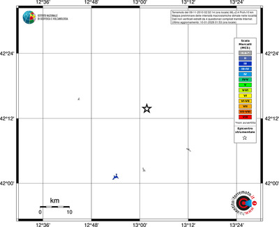 Mappa MCS - territori località