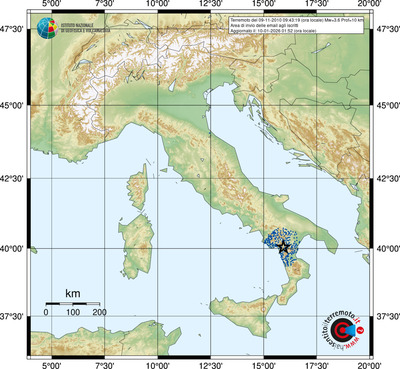 Area di invio delle email agli iscritti