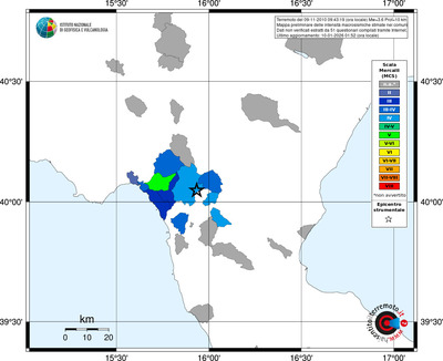 Mappa MCS - territori comuni