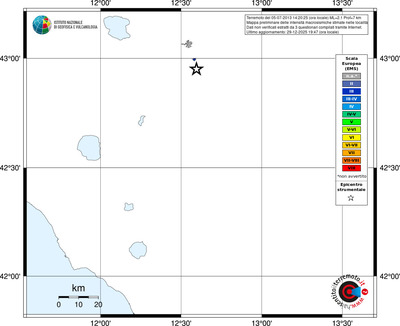 Mappa EMS - territori località
