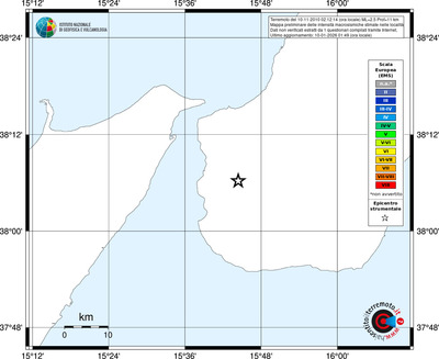 Mappa EMS - territori località