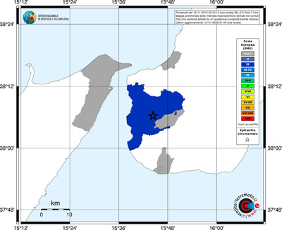 Mappa EMS - territori comuni