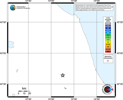 Mappa EMS - territori località