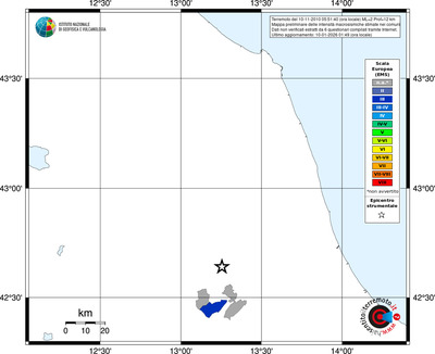Mappa EMS - territori comuni