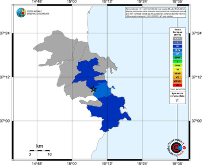 Mappa EMS - territori comuni