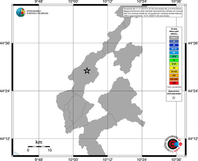 Mappa MCS - territori comuni
