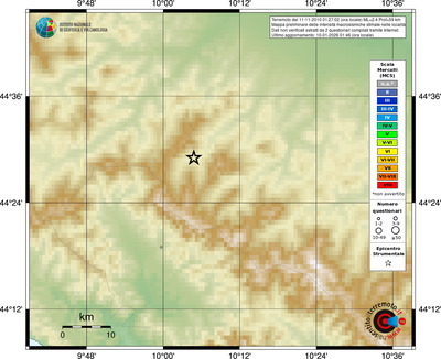 Mappa MCS - località