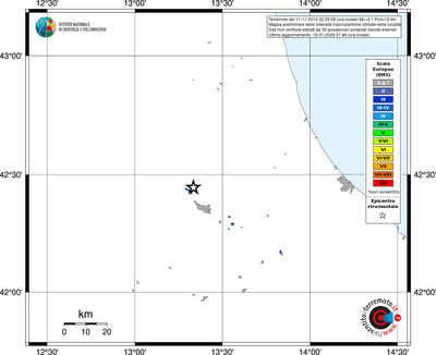 Mappa EMS - territori località