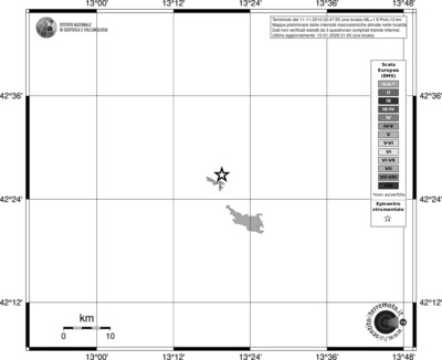 Mappa EMS - territori località