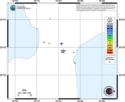 Mappa EMS - territori località