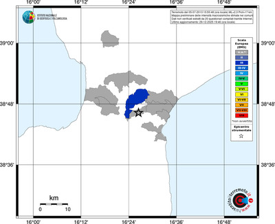Mappa EMS - territori comuni