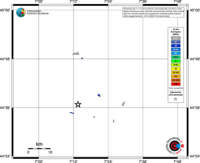 Mappa EMS - territori località