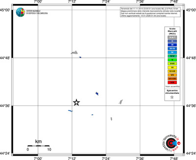 Mappa MCS - territori località