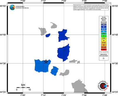 Mappa MCS - territori comuni