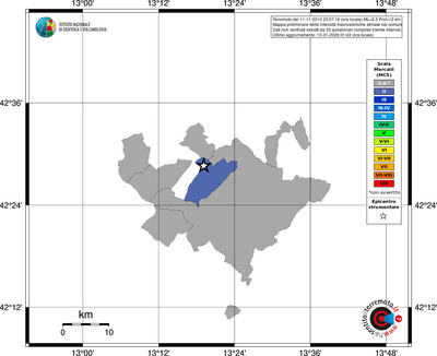 Mappa MCS - territori comuni