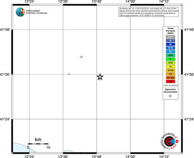 Mappa EMS - territori località