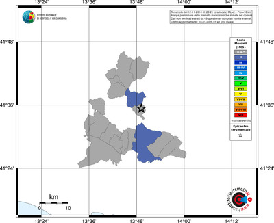 Mappa MCS - territori comuni