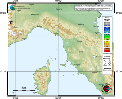 Mappa EMS - località
