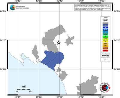 Mappa MCS - territori comuni