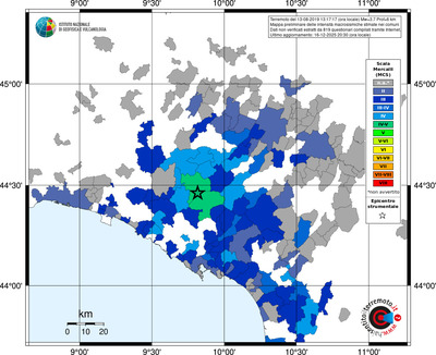 Mappa MCS - territori comuni