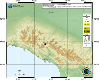 Mappa comuni con almeno 3 questionari