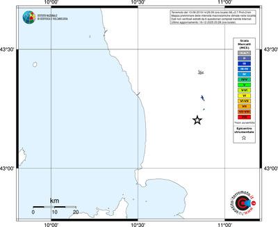 Mappa MCS - territori località