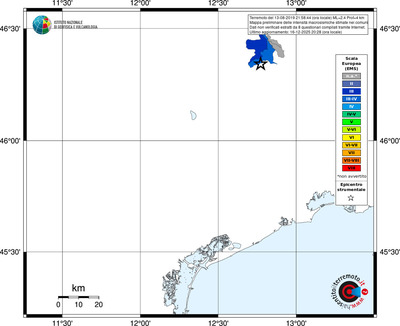 Mappa EMS - territori comuni