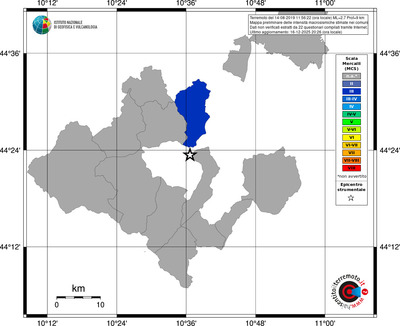 Mappa MCS - territori comuni