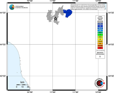 Mappa MCS - territori comuni