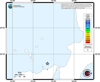 Mappa EMS - territori località