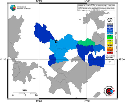 Mappa EMS - territori comuni