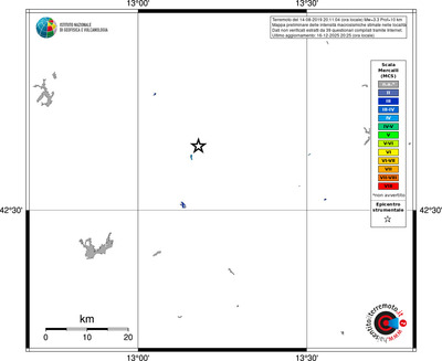 Mappa MCS - territori località