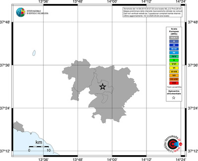 Mappa EMS - territori comuni