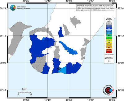 Mappa EMS - territori comuni