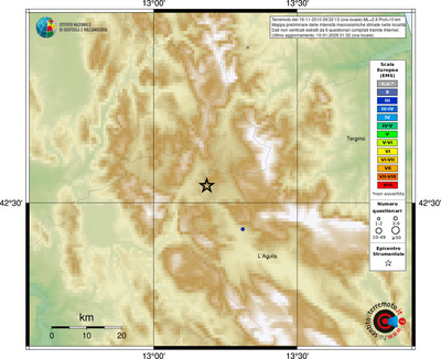 Mappa EMS - località