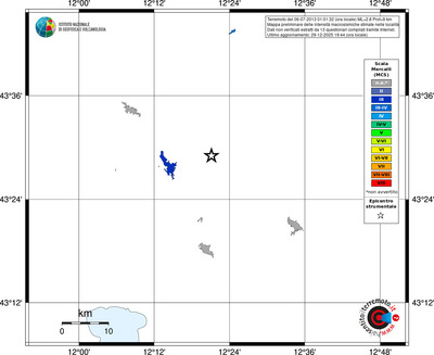 Mappa MCS - territori località