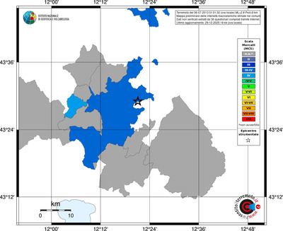 Mappa MCS - territori comuni