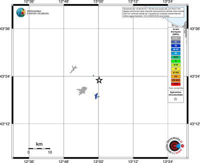 Mappa EMS - territori località