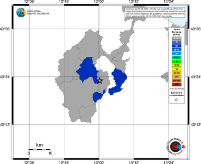 Mappa EMS - territori comuni