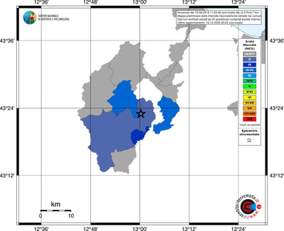 Mappa MCS - territori comuni